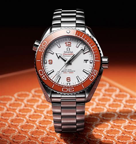 omega seamaster planet ocean blue orange|omega planet ocean 600m price.